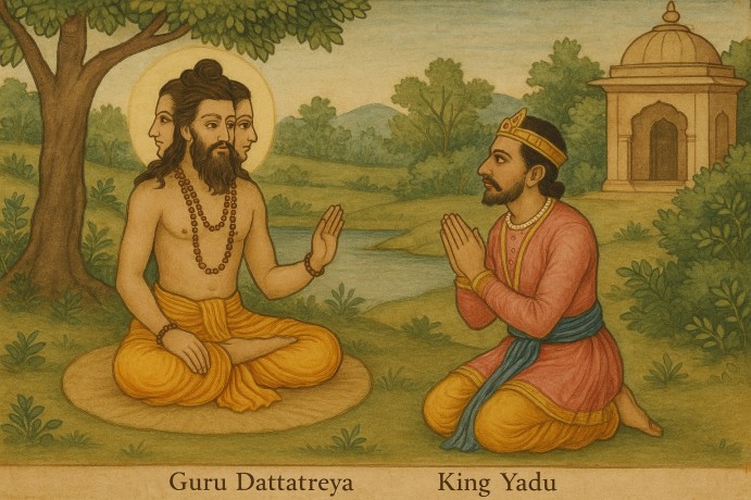 Guru Dattatreya and King Yadu
